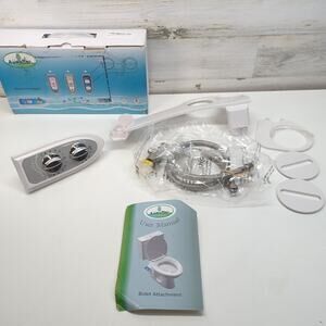 Bidet Fresh Water Dual Spray Kit Non Electric Toilet Seat Attachment Cold Wash
